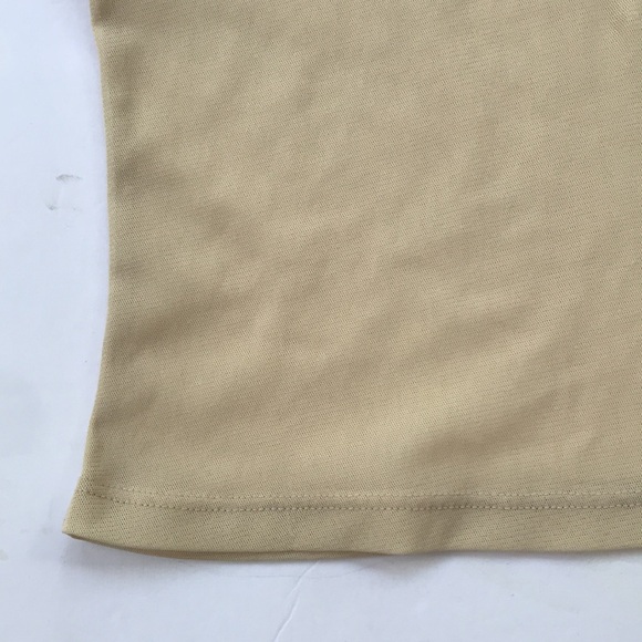 Vintage 90s Y2k Mesh Coquette Sexy Fairy Festival Cami Tank Top Baby Tee Bow Tan - Picture 4 of 17